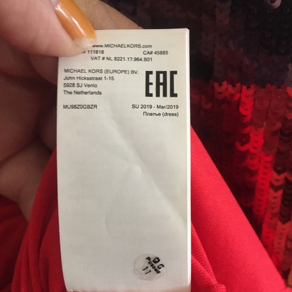 Michael Michael Kors Rainbow Striped Sequined Dress - Picture 7 of 16